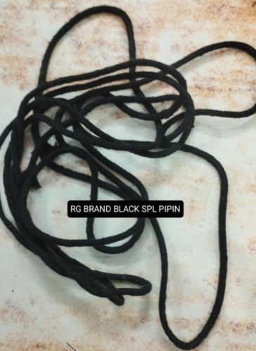 Black Cotton Piping Dori, For Dresses, Garments, Style : Plain