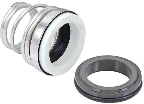 Hexoto Silver Round Metal Conical Spring Mechanical Seal