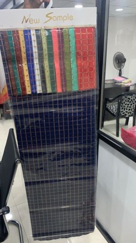 Taffeta Polyester Check Fabric, For Textile Industry, Pattern : Checked