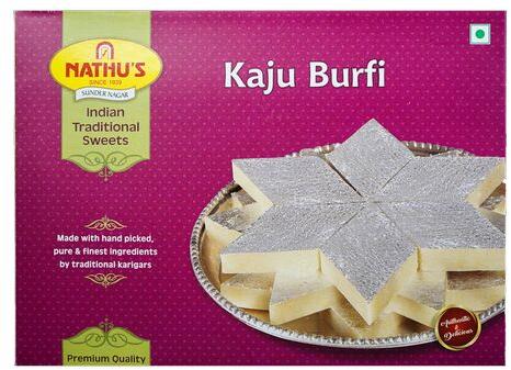 Kaju Burfi, Packaging Size : 1 KG