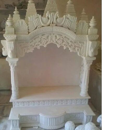 Polished Meat Decoration Marble Temple, Color : Grey