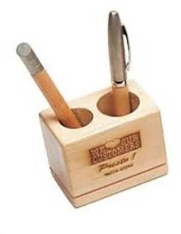 Wood Pen Stand