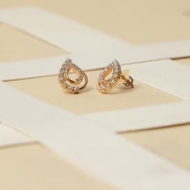 14kt Er 302 Diamond Earring