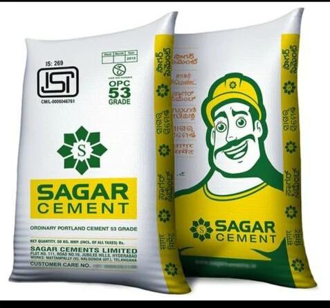 Sagar Cement, Packaging Type : HDPE Sack Bag