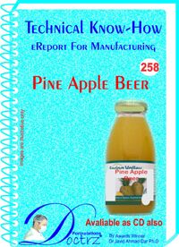 Pine Apple Beer Manufacturing Technology (TNHR258)