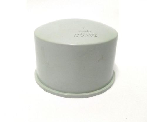 Sang-v PVC End Cap Plain, Size : 63-110mm