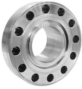 Shiny Silver Round Polished Stainless Steel WNRTJ Flange, For Industrial Use, Packaging Type : Box