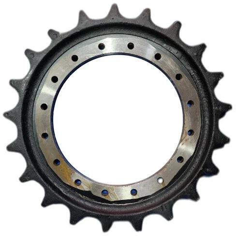 Mild Steel Excavator Chain Sprocket, Color : Black Silver