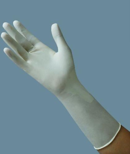 16 Inch Long Cuff Sterile Latex Surgical Gloves
