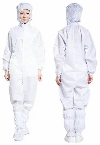 Polyester ESD Coverall & Dangri, Size : Medium