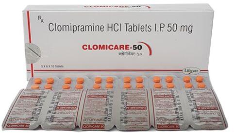 Clomipramine HCL Tablets, Packaging Type : Box