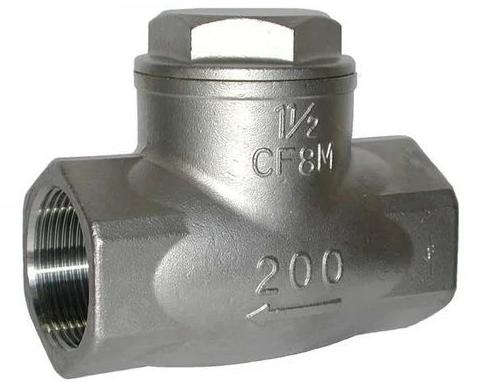 Flowrise Polished Metal Din Non Return Valve, For Water Fitting, Color : Silver