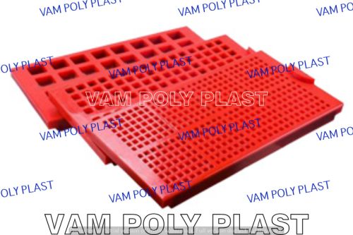 Red Vamthane Zig Zag PU Screen Panels, For Mining, Size : Customised