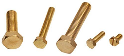 Polished Brass Bolt, For Industrial, Feature : High Tensile, High Quality, Corrosion Resistance, Auto Reverse