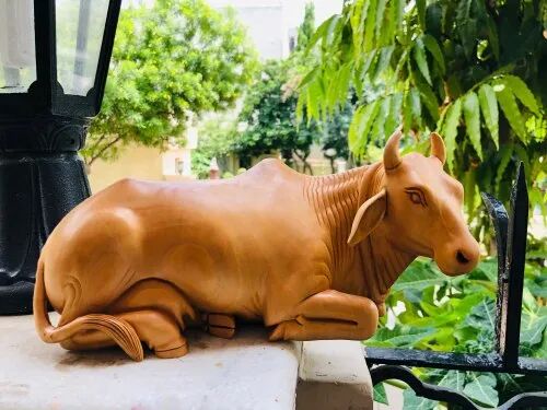 Kadamwood Wooden Cow