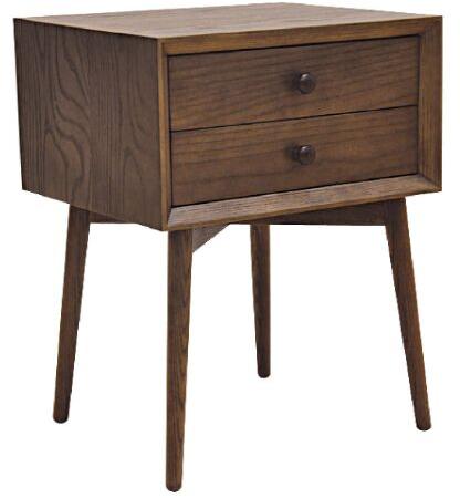 Agata - Retro Side Table 2 Drawers