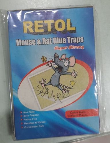 Retol Mouse & Rat Glue Trap, Size : Standard