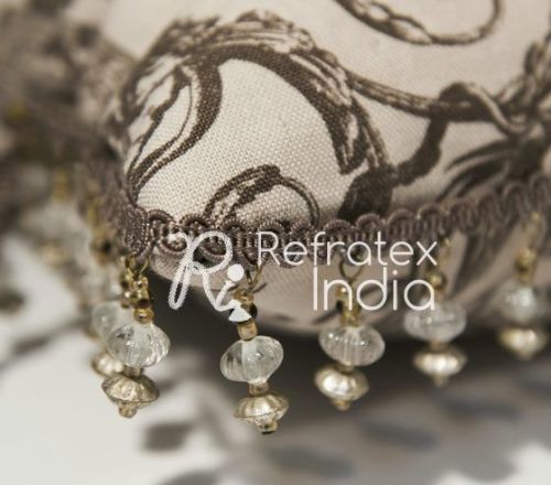 BF645 Bead Fringe, For Fabric Use, Feature : Easily Washable, Good Quality, High Grip