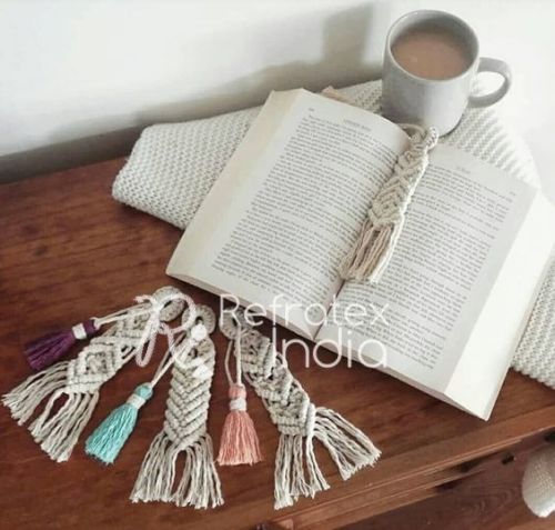 MBT104 Macrame Book Mark Tassel, Feature : Easily Washable