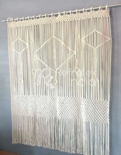 Cotton MCRN102 Macrame Curtain