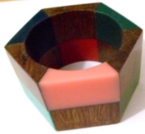 Refratex India Round 4cm wnr511 Wooden Napkin Ring, For Decoration, Style : Common