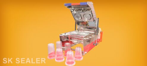 Electric Double Cup Sealing Machine, Voltage : 110V, 220V, 440V
