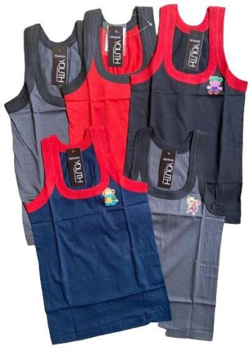 Fy-KIDS Cotton FY Kids Unisex Vest, For Inner Wear, Feature : Comfortable, Dry Cleaning, Quick-dry