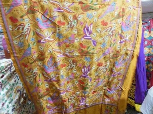 Printed Kantha Dupatta, Color : Golden