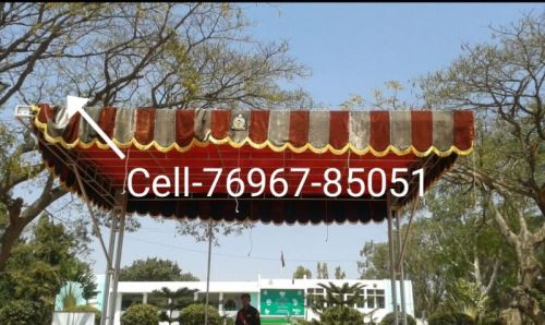 Plain Cotton MILITARY SHAMIANA, For Marriage, Party