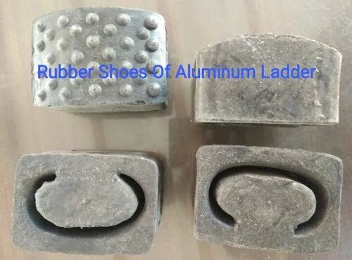 Aluminium Ladder Rubber Shoe, Size : 1x2inch