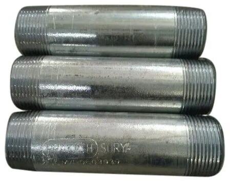 Iron Pipe Nipples, Size : 1.25 inchx6 Inch