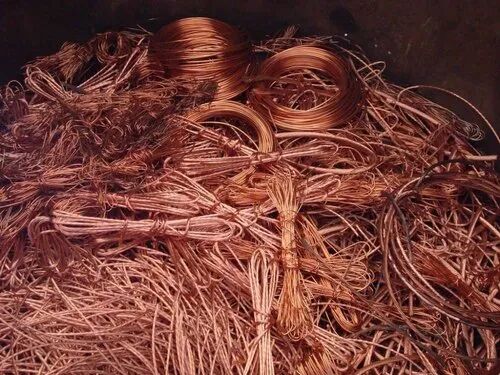 Copper Cable Scrap, Color : Brown