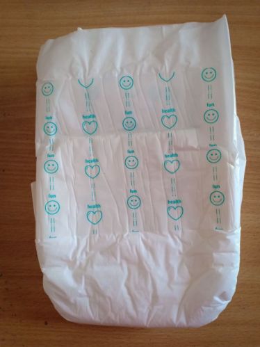 White Cotton Sticking Adult Diaper