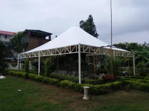 Dome Tensile Fabric Outdoor Gazebo Tent, Color : White