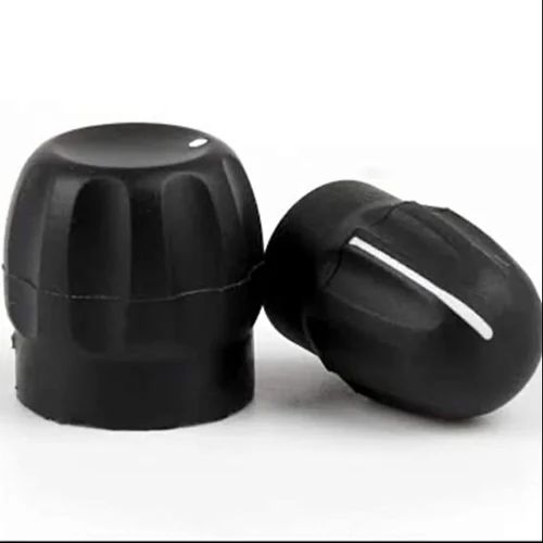 Black Plastic Walkie Talkie Channel Knob, Feature : Fine Finished, Hard Structure, Highly Durable