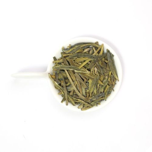 Blending Natural Longjing Dragonwell Green Tea, For Office, Restaurant, Sells, Packaging Type : Pouches