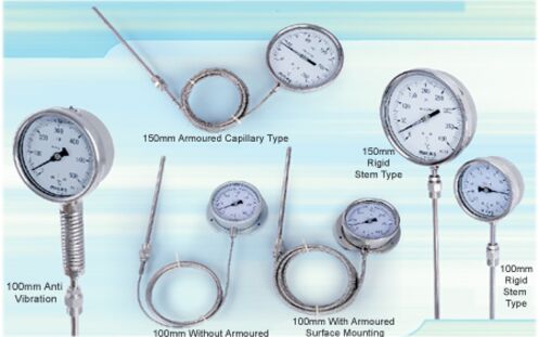 Temperature Gauges for industrial
