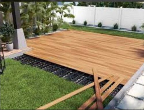 Square Teak Wooden Deck Flooring