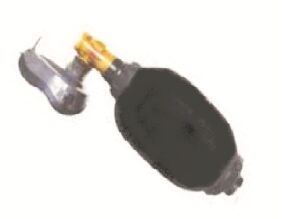 Natural Rubber Artificial Manual Resuscitators, Color : BLACK