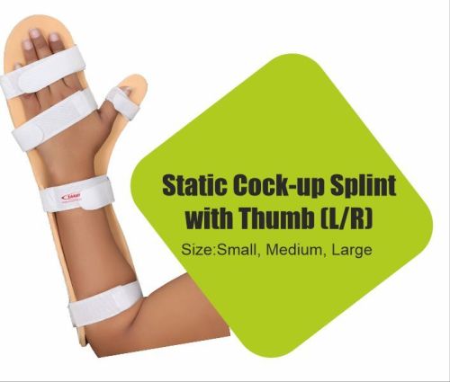 STATIC COCK UP SPLINT WITH THUMB