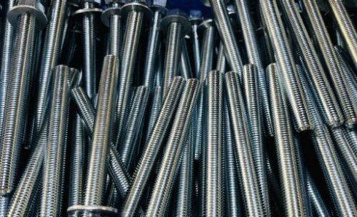 Polished. Zinc Plated Threaded Rod, Size : M6 To M64