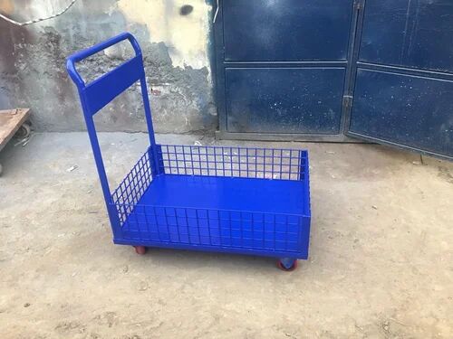 Mild Steel Wire Mesh Platform Trolley, Capacity : Standard