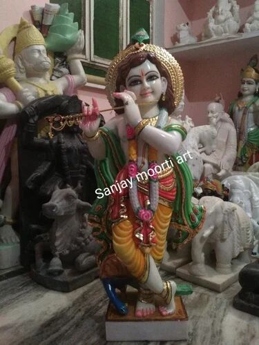 Marble Krishna Statue, For Worship