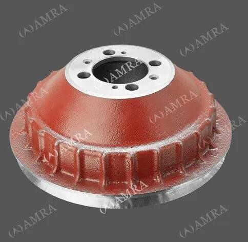 AMRA 2 Kg Stainless Steel Three Wheeler Brake Drum, Shape : Round
