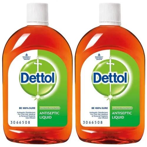 Dettol Antiseptic Liquid, Packaging Type : Simple Cap Bottle