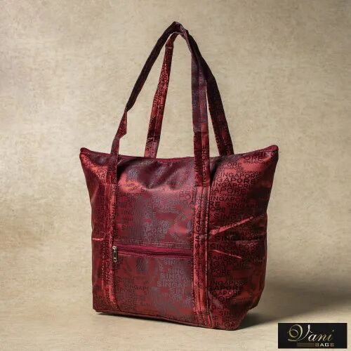 Jacquard Foldable Hand Bag