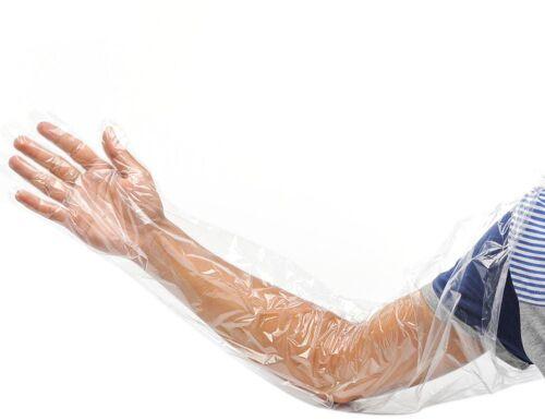 Disposable Plastic Gloves Artificial Insemination Gloves Veterinary Gloves. A.I. Long HDPE Gloves 90cm Long Gloves