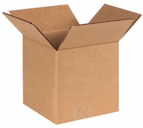 Brown Square Cardboard Corrugated Box