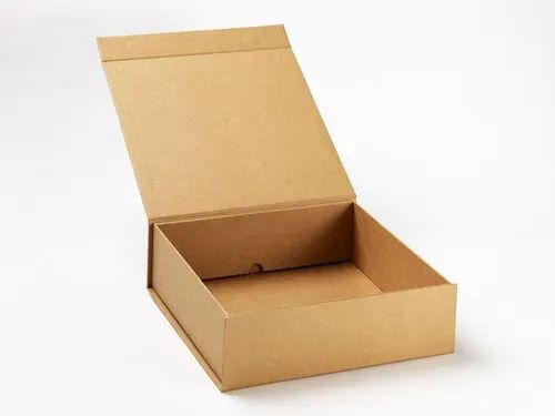 Brown Rectangle Cardboard Corrugated Gift Packaging Box