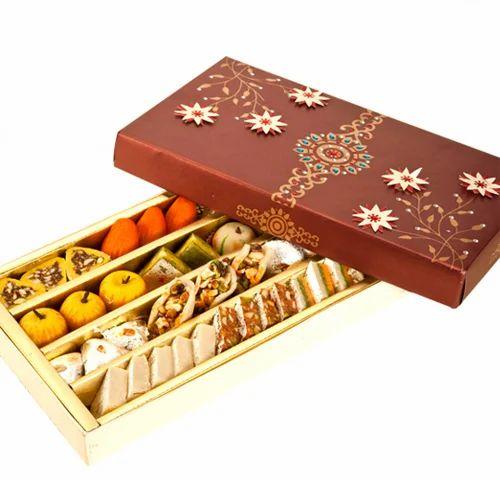 Rectangle Cardboard Designer Sweet Box